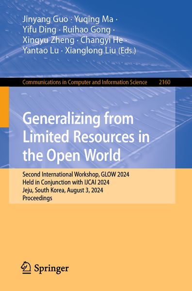 Produktbild: Generalizing from Limited Resources in the Open World
