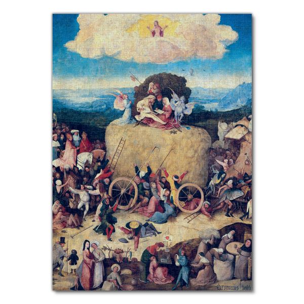 Produktbild: Lais Puzzle Hieronymus Bosch - Heuwagen, Triptychon, Mitteltafel: Der Heuwagen 1000 Teile