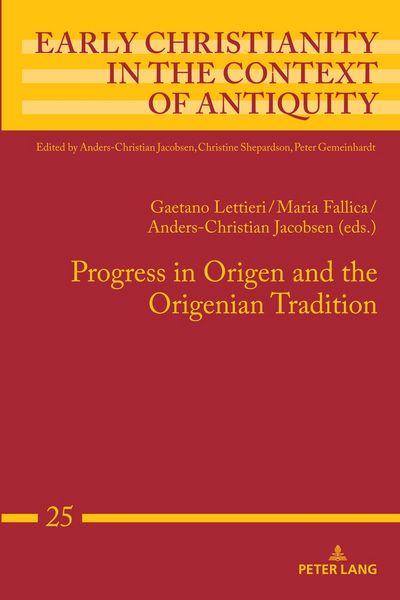 Produktbild: Progress in Origen and the Origenian Tradition