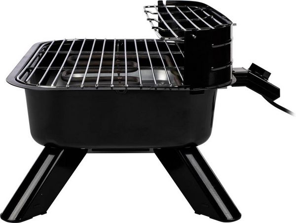 Produktbild: Princess 01.112252.01.001 Elektro, Holzkohle Grill mit Windschutz, mit Standfu&szlig;, mit manueller Temperatureinstellung Schwarz