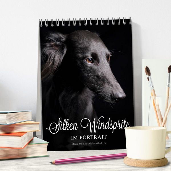 Produktbild: Silken Windsprite im Portrait (Tischkalender 2026 DIN A5 hoch), CALVENDO Monatskalender