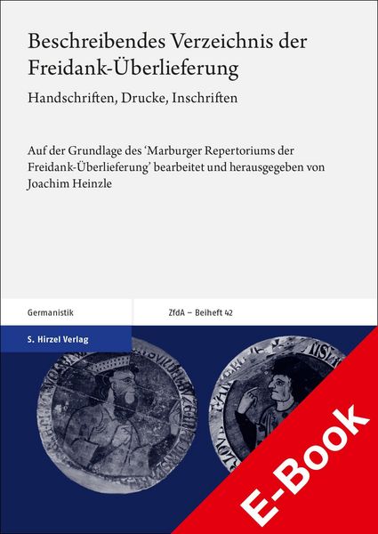 Produktbild: Beschreibendes Verzeichnis der Freidank-&Uuml;berlieferung