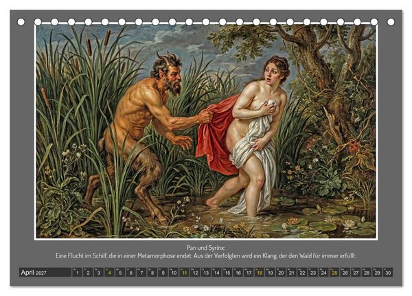 Produktbild: G&ouml;tterfunken und Leidenschaft (Tischkalender 2027 DIN A5 quer), CALVENDO Monatskalender