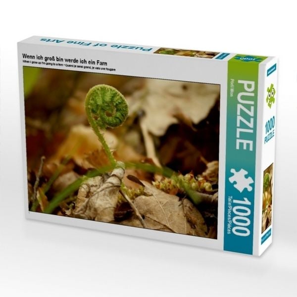 Produktbild: Wenn ich gro&szlig; bin werde ich ein Farn (Puzzle)