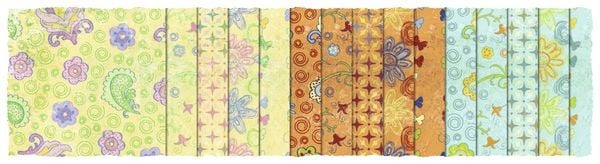 Produktbild: URSUS Spezialpapiere Design Paper Pack Flowers, 30 Blatt