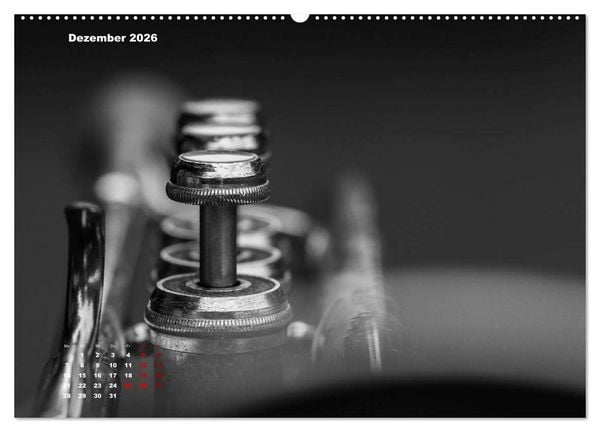 Produktbild: Trompete - Close up (hochwertiger Premium Wandkalender 2026 DIN A2 quer), Kunstdruck in Hochglanz