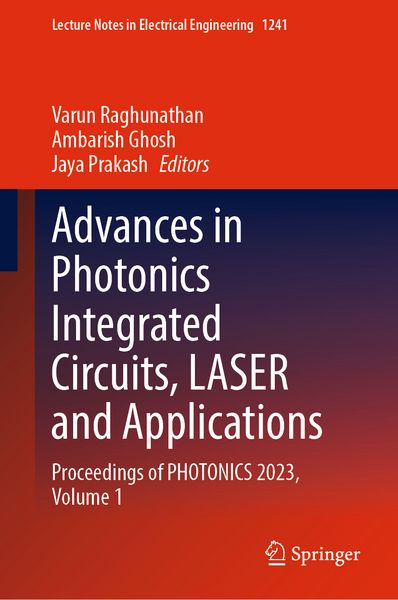 Produktbild: Advances in Photonics Integrated Circuits, LASER and Applications