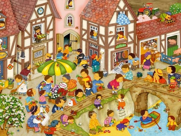 Produktbild: Mein Dorf im Fr&uuml;hling (Puzzle)