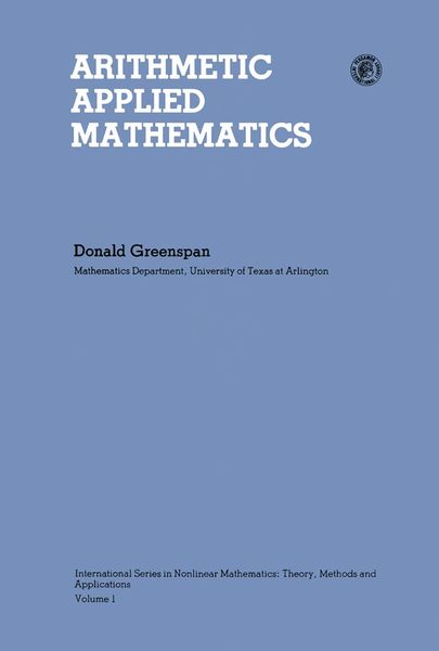 Produktbild: Arithmetic Applied Mathematics
