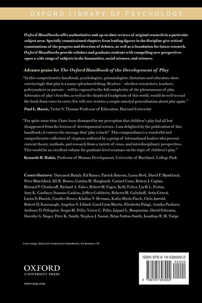 Produktbild: The Oxford Handbook of the Development of Play