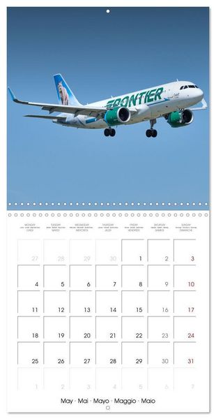 Produktbild: North American Airliners (Wall Calendar 2026 12 &times; 12 Inch) CALVENDO 12 Month Wall Calendar
