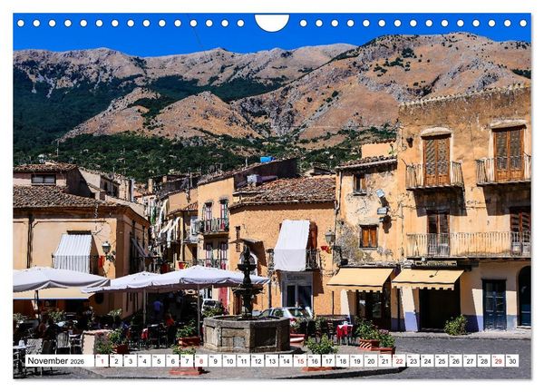 Produktbild: Sizilianische Urspr&uuml;nglichkeit Castelbuono (Wandkalender 2026 DIN A4 quer), CALVENDO Monatskalender