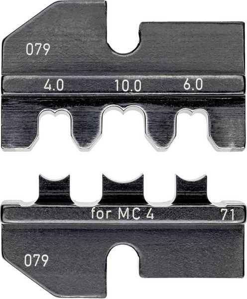 Produktbild: Knipex 97 49 71 Crimpeinsatz Solar-Steckverbinder geeignet f&uuml;r MC4 4 bis 10 mm&sup2; Passend f&uuml;r Marke (Zangen) Knipex 97 43 200, 97 43 E, 97 43 E AU