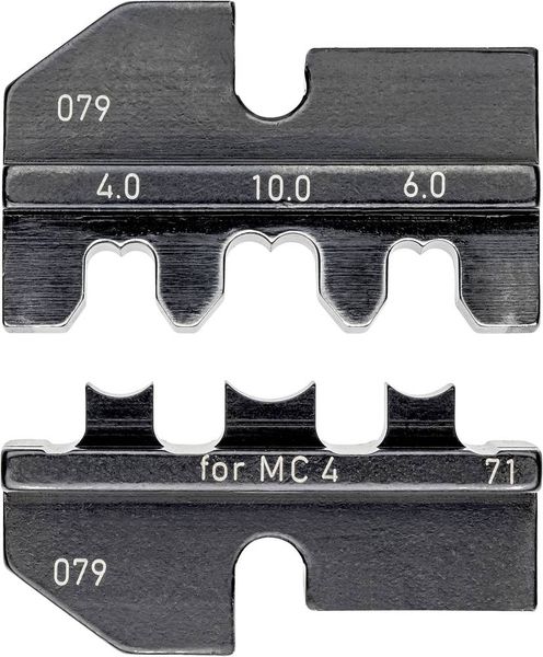 Knipex 97 49 71 Crimpeinsatz Solar-Steckverbinder geeignet für MC4 4 bis 10mm² Passend für Marke (Zangen) Knipex 97 43 2