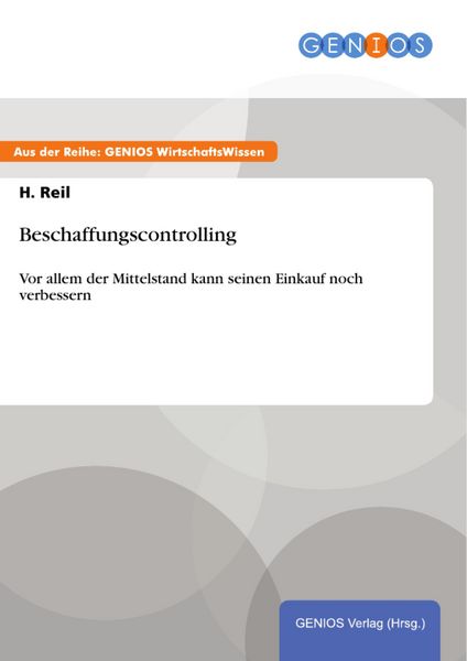 Produktbild: Beschaffungscontrolling