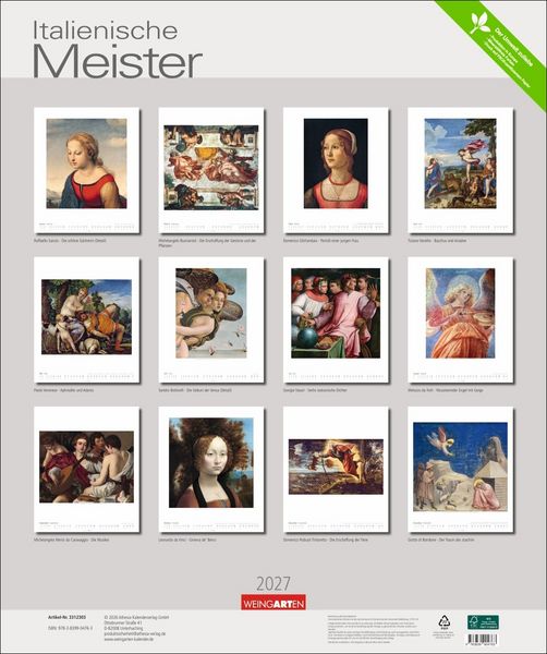 Produktbild: Italienische Meister 2027
