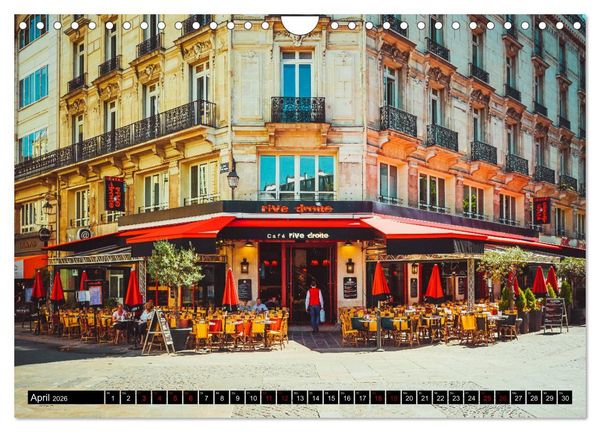Produktbild: Paris Bistros (Wandkalender 2026 DIN A4 quer), CALVENDO Monatskalender