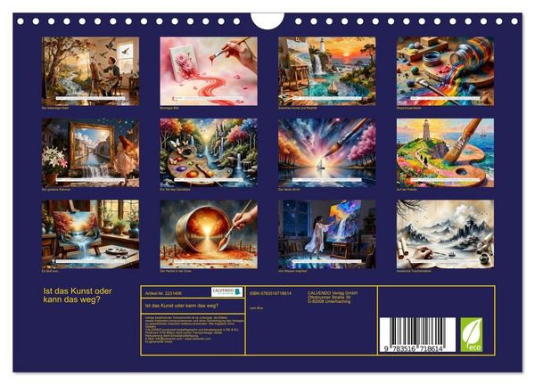 Produktbild: Ist das Kunst oder kann das weg? (Wandkalender 2026 DIN A4 quer), CALVENDO Monatskalender