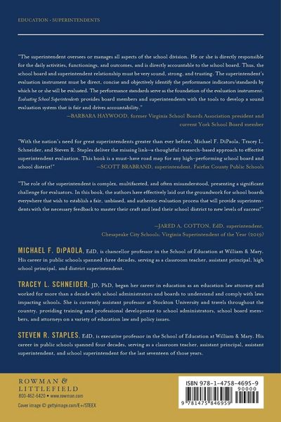 Produktbild: Evaluating School Superintendents