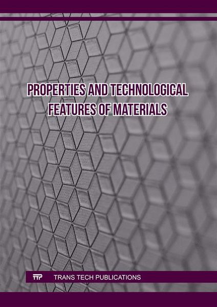 Produktbild: Properties and Technological Features of Materials