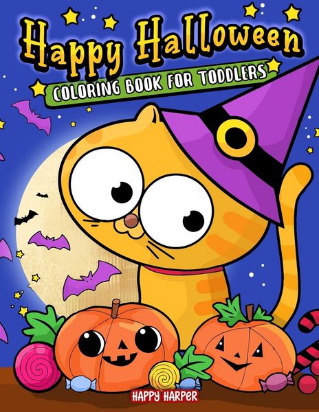 Produktbild: Toddler Halloween Coloring Book
