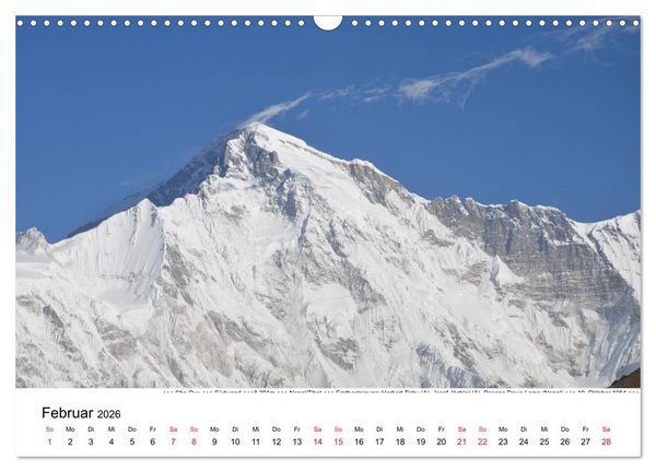 Produktbild: Solo Khumbu (Wandkalender 2026 DIN A3 quer), CALVENDO Monatskalender