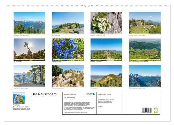 Produktbild: Der Rauschberg (Wandkalender 2026 DIN A2 quer), CALVENDO Monatskalender