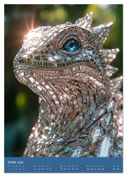 Produktbild: Cold Blood but Sparkeling (High Quality Premium Wall Calendar 2026 DIN A2 portrait),CALVENDO 12 Month Wall Calendar