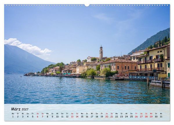 Produktbild: Limone sul Garda - Traumhaftes St&auml;dtchen am Gardasee (hochwertiger Premium Wandkalender 2027 DIN A2 quer), Kunstdruck in Hochglanz
