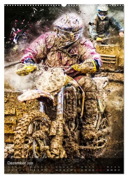 Produktbild: Motocross Seitenwagen - einfach cool (hochwertiger Premium Wandkalender 2026 DIN A2 hoch), Kunstdruck in Hochglanz