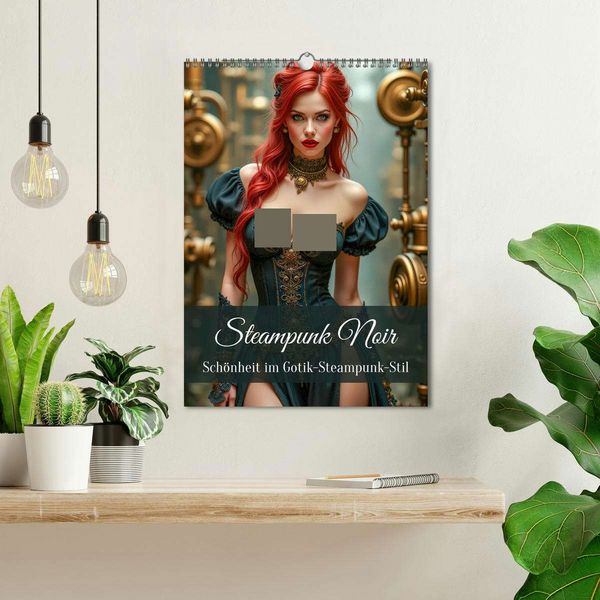 Produktbild: Steampunk Noir (Wandkalender 2026 DIN A3 hoch), CALVENDO Monatskalender