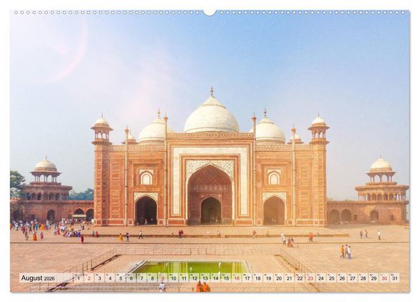 Produktbild: Indien - Imposant und Eindrucksvoll (Wandkalender 2026 DIN A2 quer), CALVENDO Monatskalender