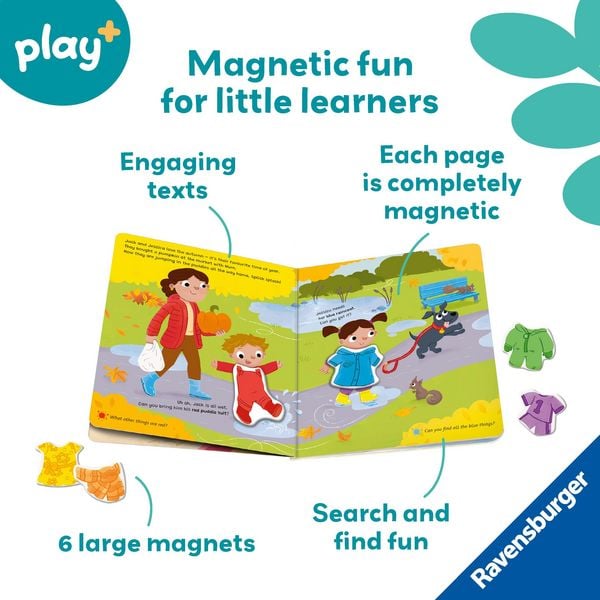 Produktbild: Play+ My first Magnetic Book: Match and Learn Colours