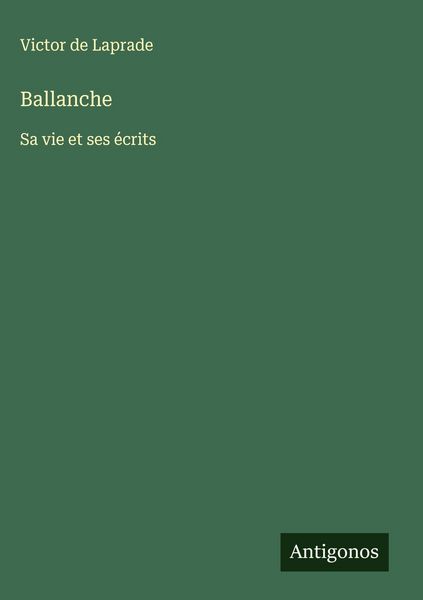 Produktbild: Ballanche