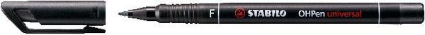 Produktbild: STABILO Folienstift OHPen F 0,7mm permanent schwarz