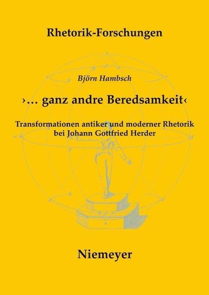 Produktbild: '....ganz andre Beredsamkeit'