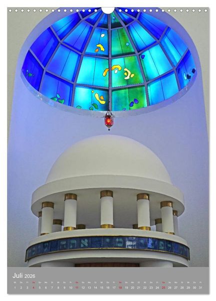 Produktbild: Bejt Knesset. Haus der Versammlung. Die Synagoge in Darmstadt (Wandkalender 2026 DIN A3 hoch), CALVENDO Monatskalender