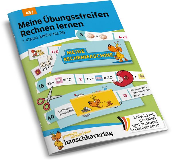 Produktbild: Meine &Uuml;bungsstreifen Rechnen lernen &ndash; 1. Klasse: Zahlen bis 20