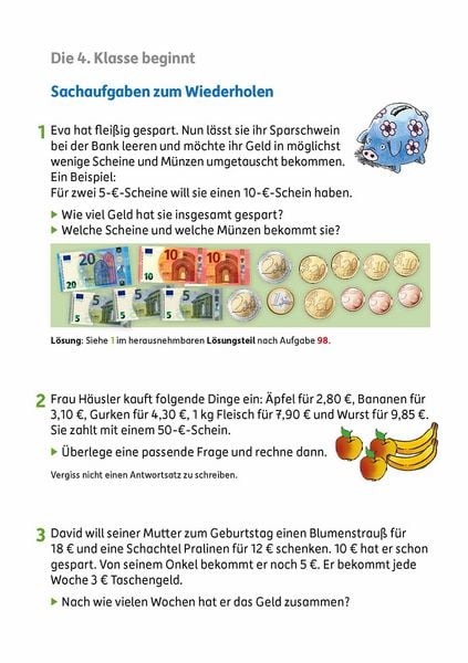 Produktbild: Textaufgaben 4. Klasse