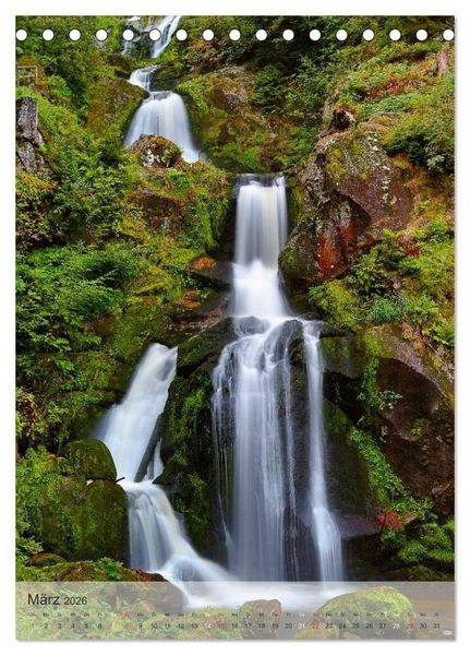 Produktbild: Alles im Fluss - Schwarzwaldwasser (Tischkalender 2026 DIN A5 hoch), CALVENDO Monatskalender