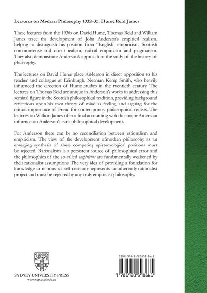 Produktbild: Lectures on Modern Philosophy 1932-35