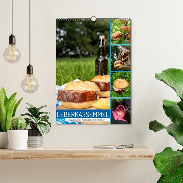 Produktbild: Leberk&auml;ssemmel - Bayerischer Kalender f&uuml;r Genie&szlig;er (Wandkalender 2026 DIN A3 hoch), CALVENDO Monatskalender