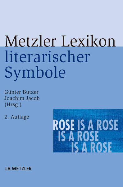 Produktbild: Metzler Lexikon literarischer Symbole