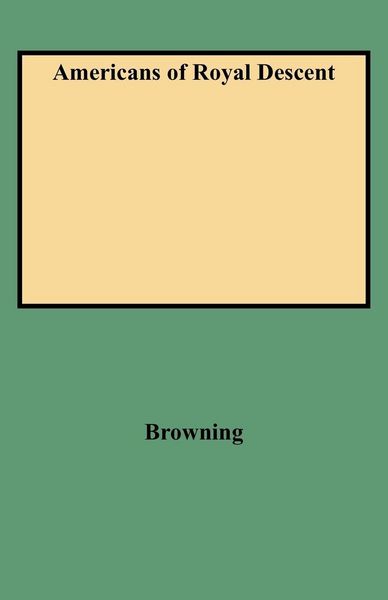 Produktbild: Americans of Royal Descent