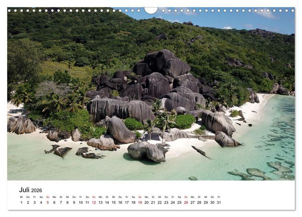 Produktbild: Die sch&ouml;nsten Bucket List Reiseziele (Wandkalender 2026 DIN A3 quer), CALVENDO Monatskalender