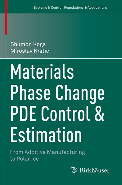 Produktbild: Materials Phase Change PDE Control & Estimation