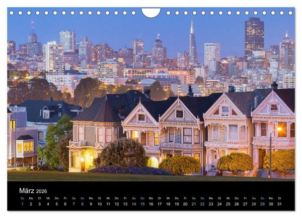 Produktbild: Metropolen zur blauen Stunde 2026 (Wandkalender 2026 DIN A4 quer), CALVENDO Monatskalender