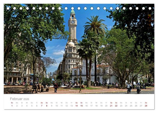 Produktbild: Geliebtes Buenos Aires (Tischkalender 2026 DIN A5 quer), CALVENDO Monatskalender