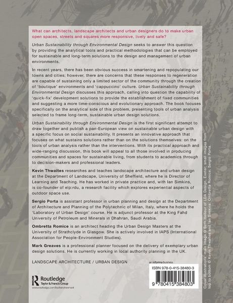 Produktbild: Urban Sustainability Through Environmental Design