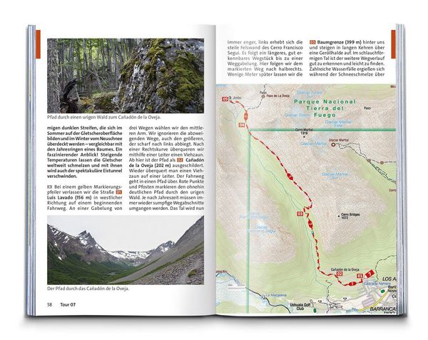 Produktbild: KOMPASS Wanderf&uuml;hrer Patagonien und Feuerland, 55 Touren mit Extra-Tourenkarte